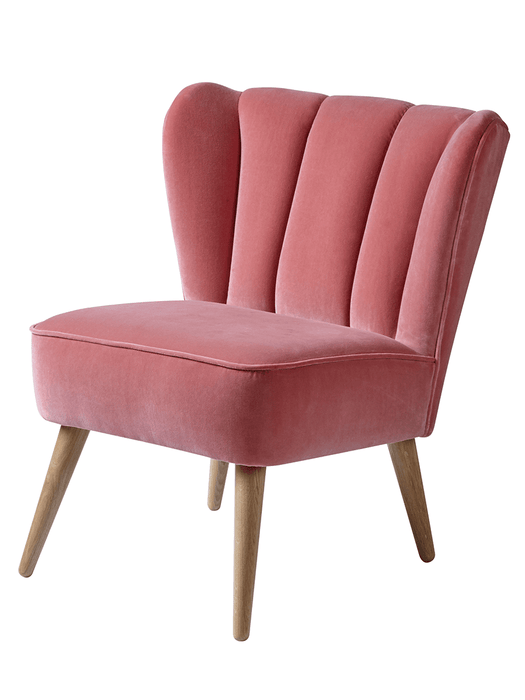 Westbury Velvet Chair - Desert Rose
