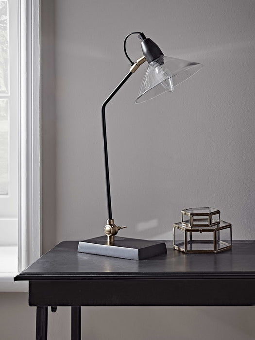 Glass Shade Desk Lamp