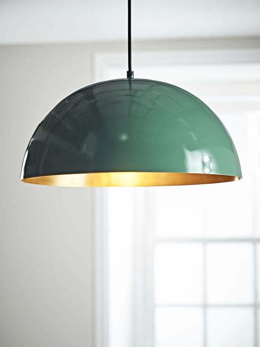 Green & Gold Pendant Light
