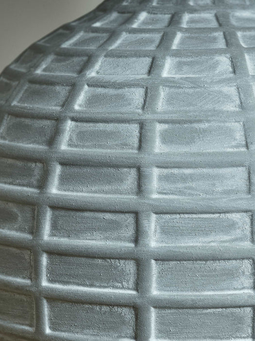 Grid Concrete Effect Table Lamp