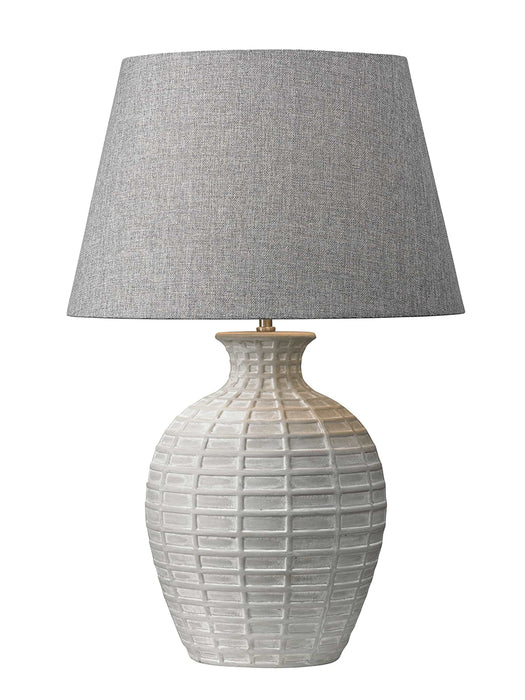 Grid Concrete Effect Table Lamp