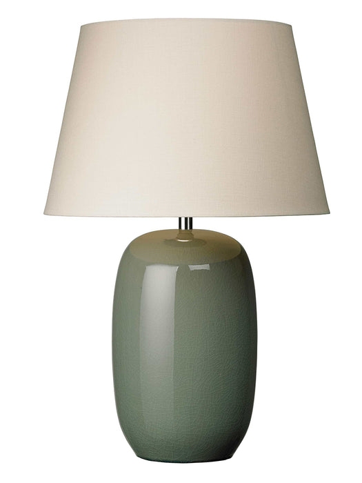 Green Crackle Glaze Table Lamp
