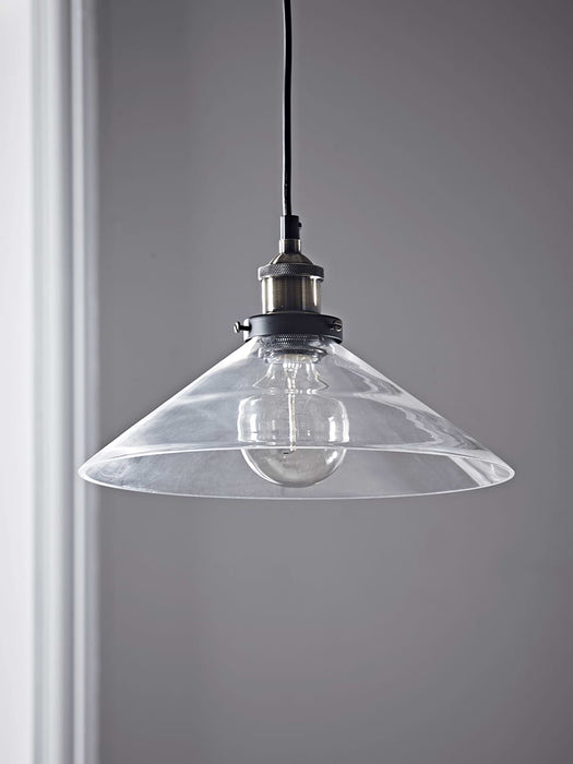Industrial Glass Pendant