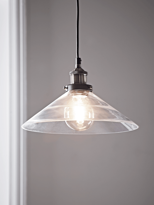 Industrial Glass Pendant