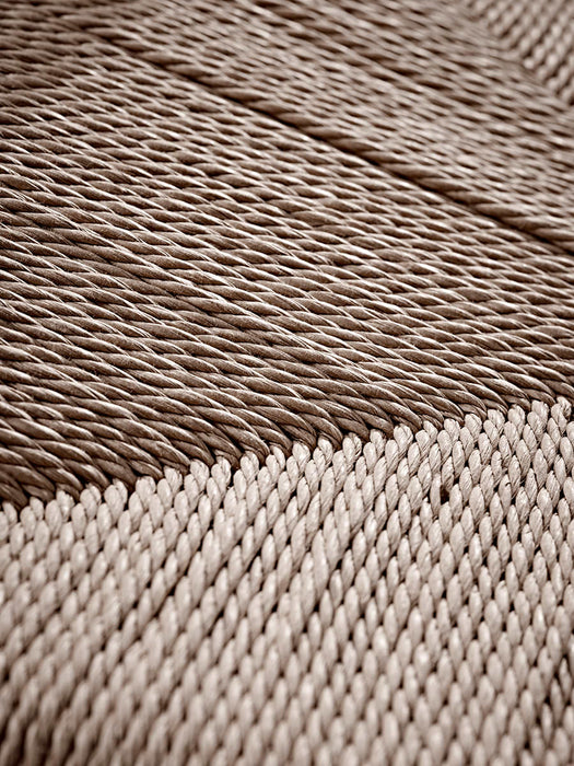 Two Oak & Jute Chairs