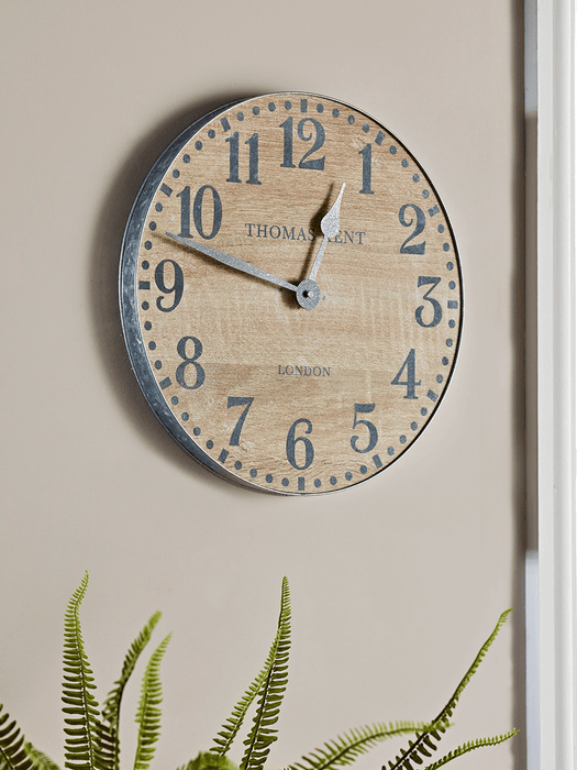 Weathered Oak Clock