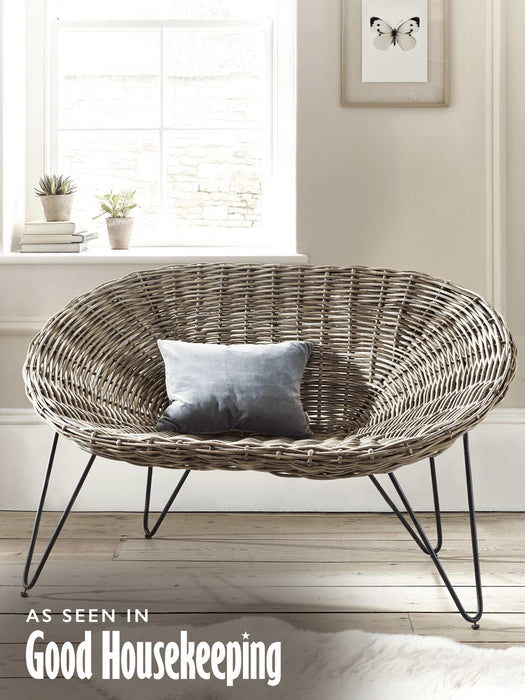 Round Rattan Cone Chair - Large