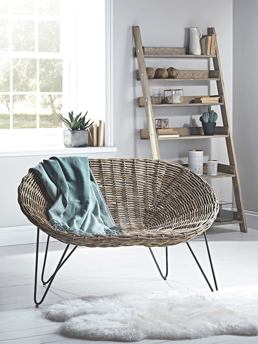 Round Rattan Cone Chair - Large