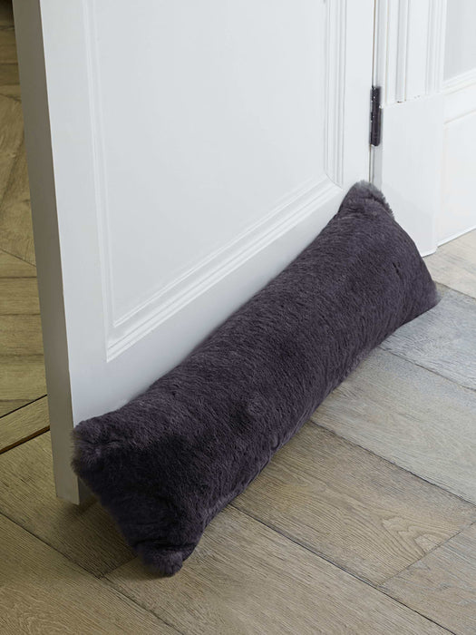 Supersoft Faux Fur Draught Excluder - Russian Blue
