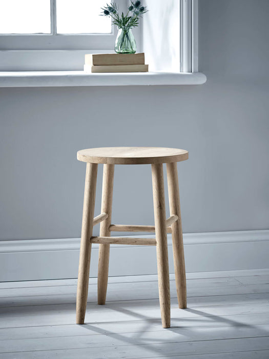 Oak Stool - Low