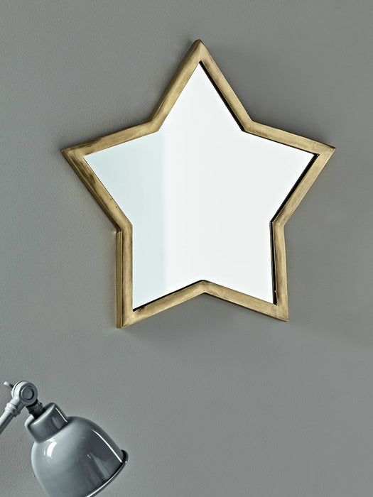 Star Mirror - Brass