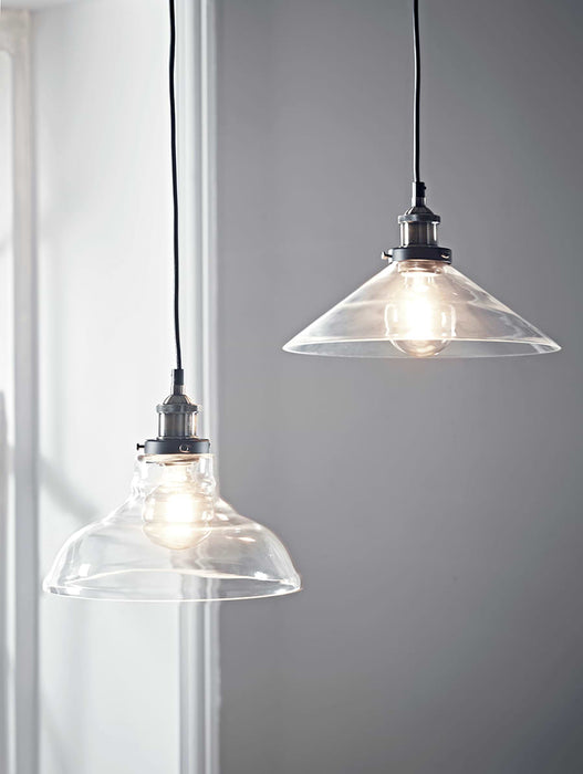 Industrial Glass Pendant