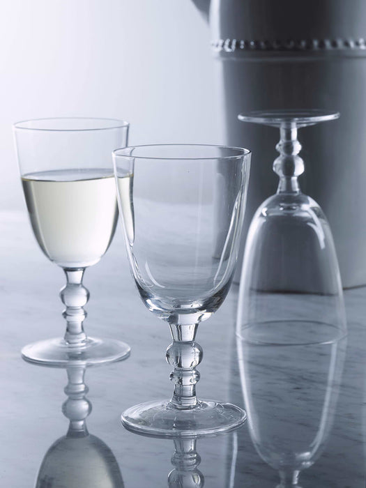 Four Elegant Wine Glasses