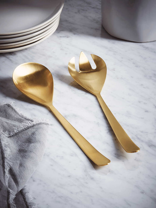 Aurelia Gold Salad Servers