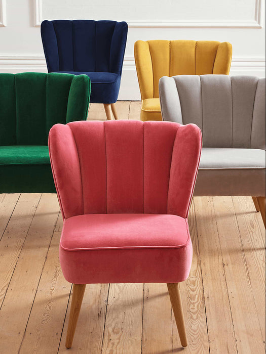 Westbury Velvet Chair - Mustard