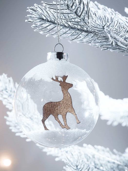 Twelve Cork Silhouette Baubles
