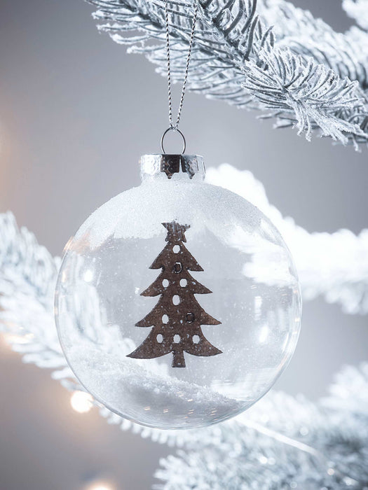 Twelve Cork Silhouette Baubles