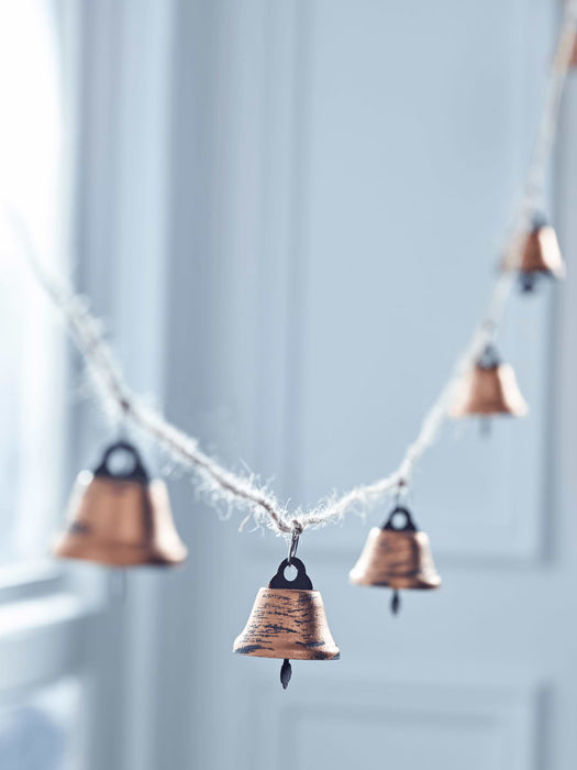 Copper Jingle Bell Garland