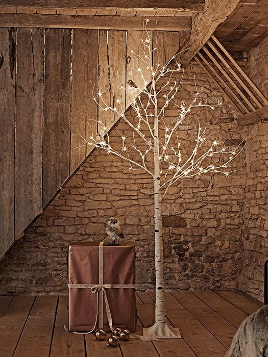 Birch Indoor Outdoor Light Up Tree - 2.4m