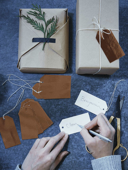 Opulent Copper Gift Tags