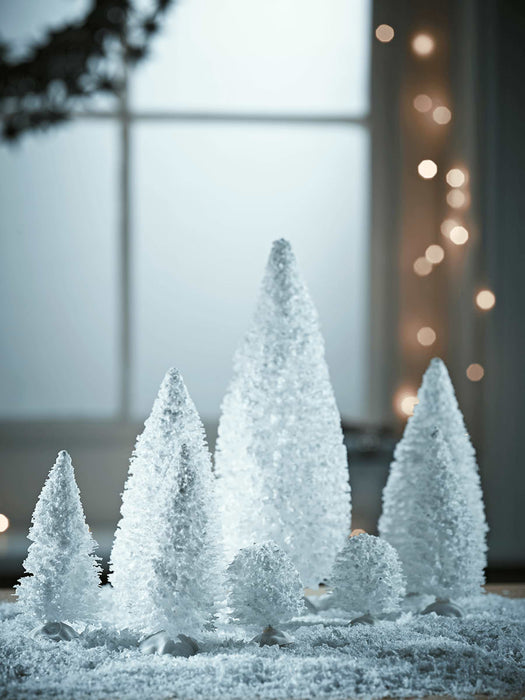 Mini White Christmas Trees