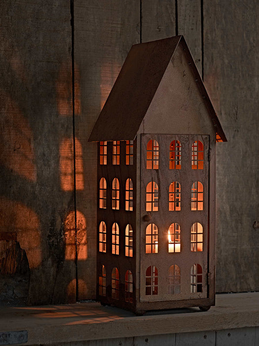 Rusty House Lantern