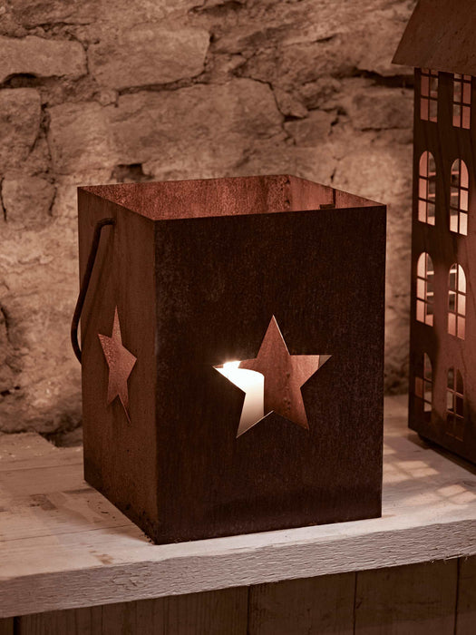 Rusty Star Lantern