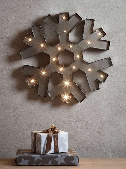 Silver Snowflake Carnival Light