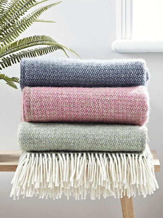 Soft Wool Throw - Rose