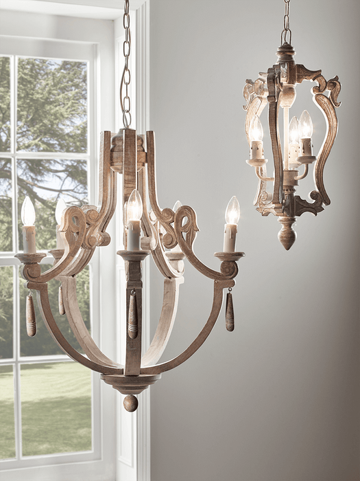 Wooden Chandelier