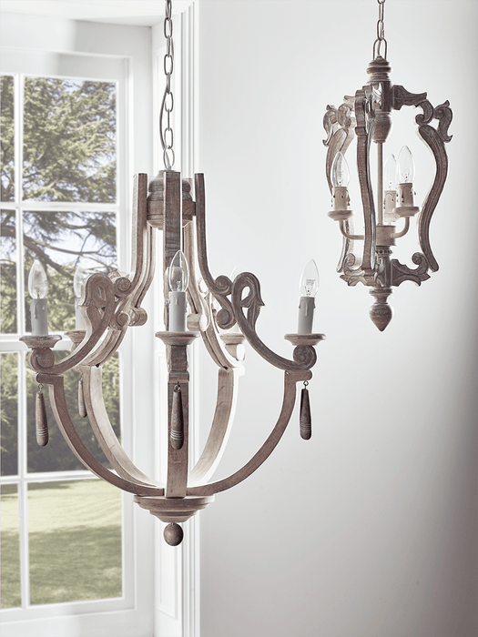 Wooden Chandelier