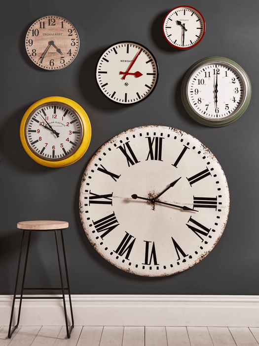 Industrial Style Metal Clock