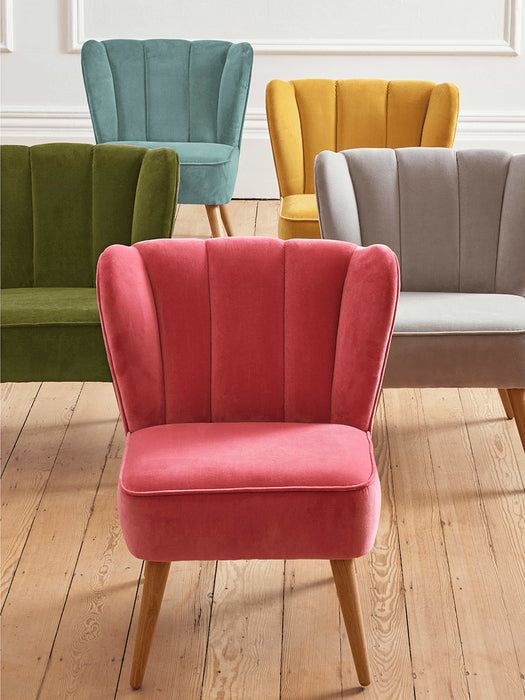 Westbury Velvet Chair - Green