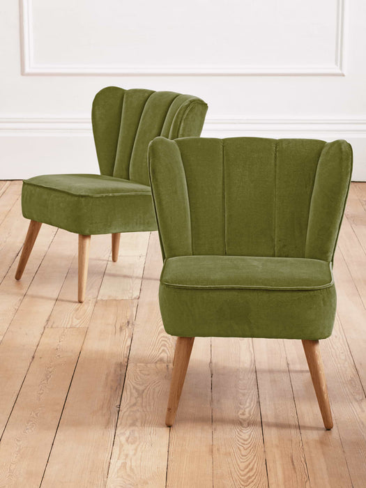 Westbury Velvet Chair - Green