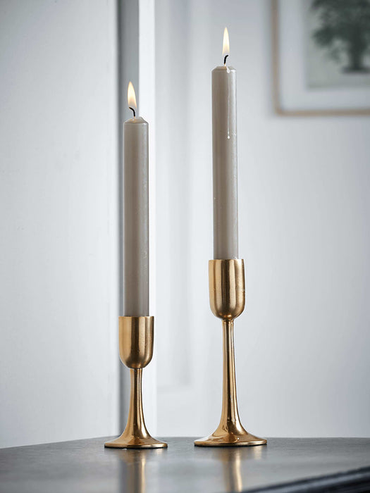 Two Brass Candlesticks