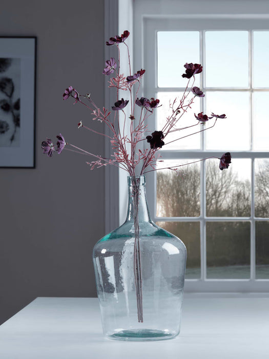 Three Faux Cosmos - Burgundy