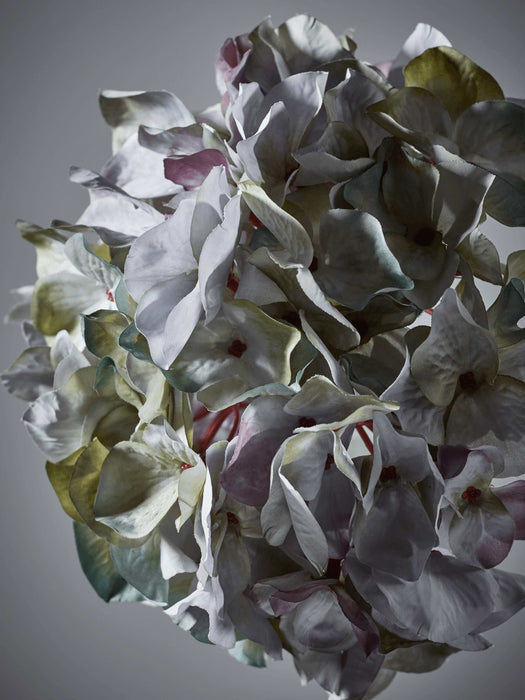 Three Faux Hydrangea Stems - Vintage Mauve