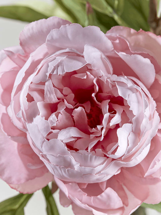 Three Faux Pink Peony Sprays - Pink