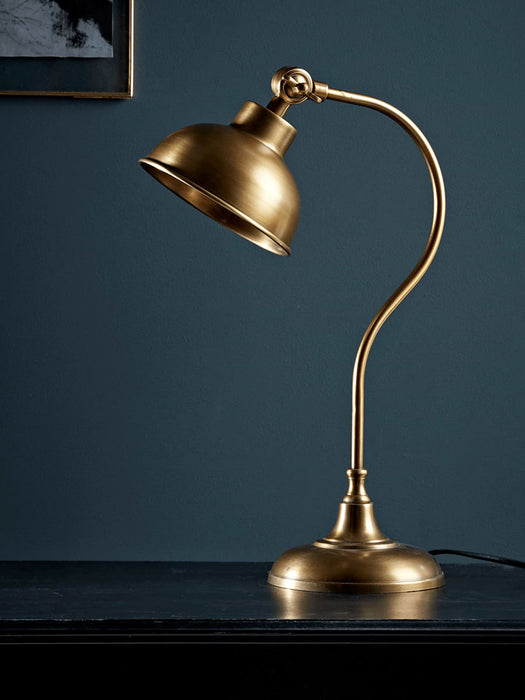 Alia Desk Lamp - Brass
