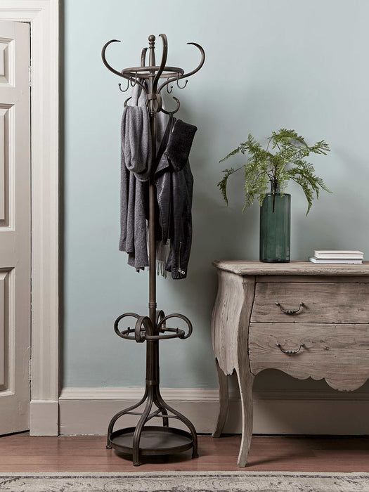 Antiqued Metal Coat Stand