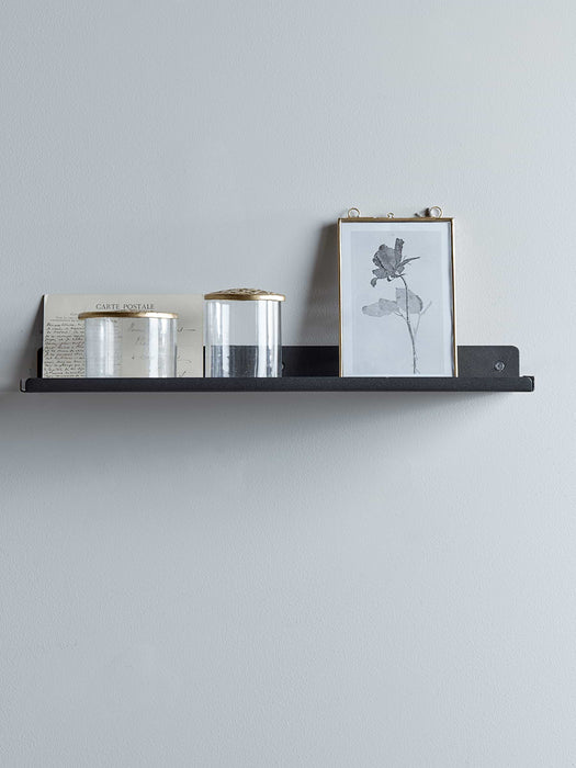 Slimline Metal Shelf - Black