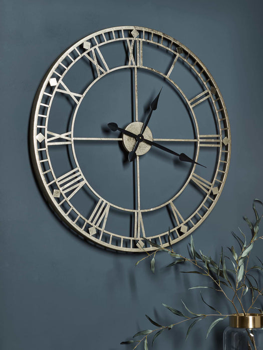 Brass Cut Out Clock