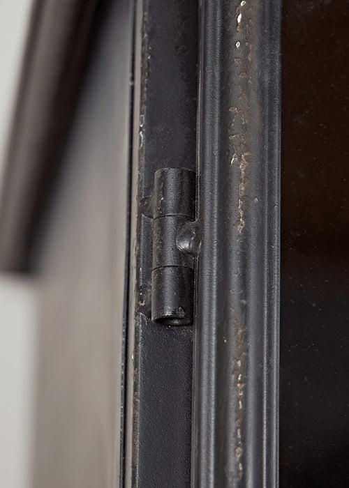 Black Iron Display Cabinet