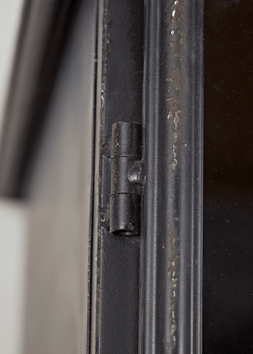 Black Iron Display Cabinet - Tall