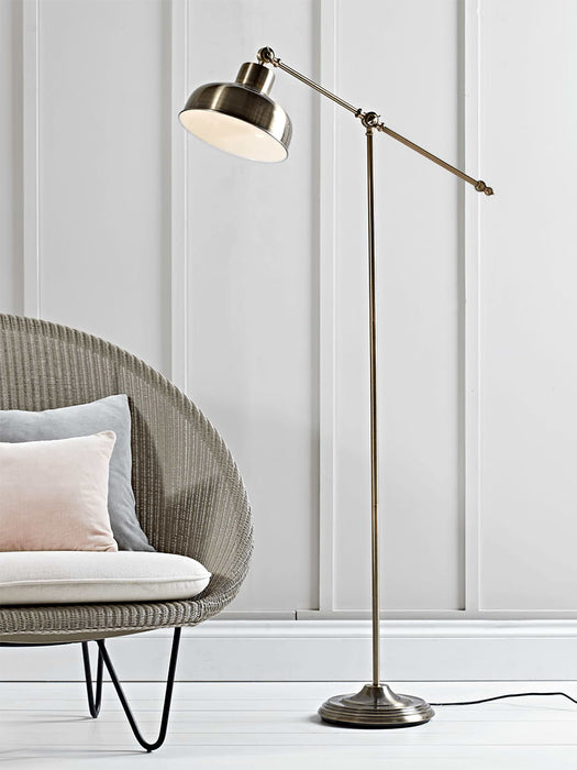 Brass Cantilever Floor Lamp