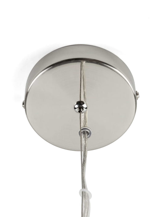 Fluted Glass Pendant - Clear