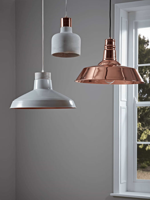 Industrial Copper Pendant