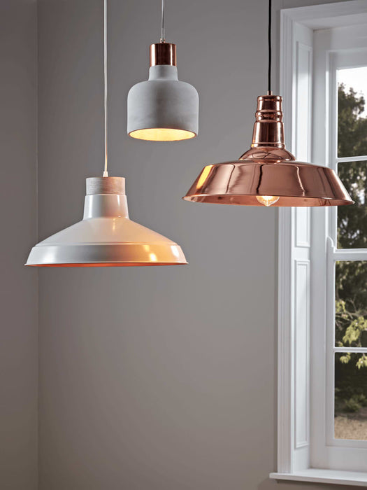 Industrial Copper Pendant