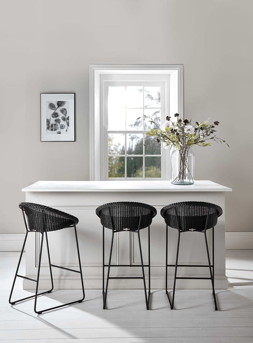 Black Weave Bar Stool