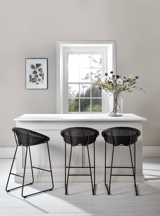 Black Weave Bar Stool